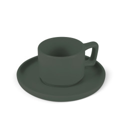 Sada 8 ��lok na espresso, 100 ml, kolekcia Matte Green