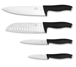 S�prava no�ov nerez 4 ks Matte Black Collection