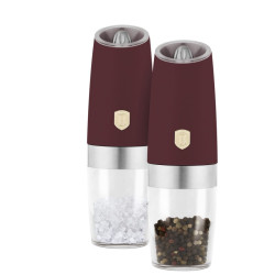 Mlyn�ek na korenie a so� s gravita�n�m mechanizmom sada 2 ks Leonardo Collection