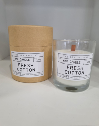 Svieka v skle WAX CANDLE  FRESH COTTON