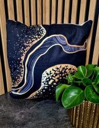 Nvlieka ierna vzor 2 45x45