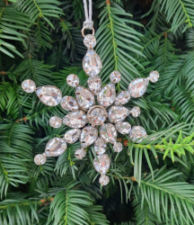 Viano�n� ozdoba Hviezda strieborn�