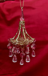 Viano�n� ozdoba Luster zlat�