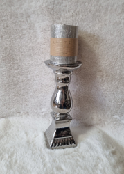 Strieborn mal svietnik