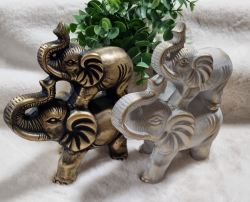 Dekor�cia Slona bielo - zlat�