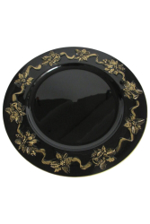 Viano�n� klubov� tanier �ierno-zlat�