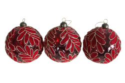 Viano�n� sklenen� gule - zamatov� �erven� listy