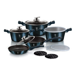 S�prava riadu s mramorov�m povrchom 13 ks Aquamarine Metallic Line