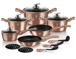 S�prava riadu s mramorov�m povrchom 15 ks Rosegold Metallic Line