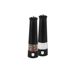 Mlyn�ek na korenie a so� elektrick� sada 2 ks Matte Black Collection