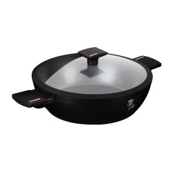 Hlbok� panvica s pokrievkou s tit�nov�m povrchom 28 cm Monaco Collection