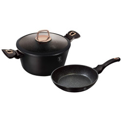 S�prava riadu s tit�nov�m povrchom 3 ks Black Rose Collection