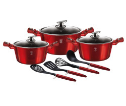 S�prava riadu s mramorov�m povrchom 10 ks Burgundy Metallic Line