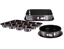 Formy na pe�enie s tit�nov�m povrchom sada 3 ks Carbon PRO Line