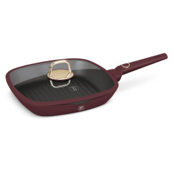 Panvica grilovacia s tit�nov�m povrchom a pokrievkou 28 cm Leonardo Collection