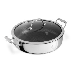 Kastr�l z nehrdzavej�cej ocele s nepri�nav�m povrchom a pokrievkou 28 cm Eternal Collection