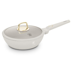 Hlbok� panvica s tit�nov�m povrchom a pokrievkou, 24 cm, kolekcia Sahara