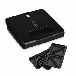 Sendvi�ova� 3 v 1 s nepri�nav�m povrchom 780 W Matte Black Collection