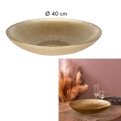 Misa sklenen zlat 40 cm