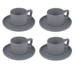 Sada hrn�ekov na espresso s tanierikom 8 ks 100 ml Aspen Collection