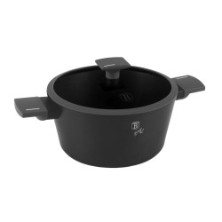 Kastr�l s tit�nov�m povrchom a pokrievkou 24 cm Antracit Collection