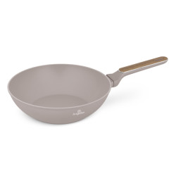 Panvica WOK s tit�nov�m povrchom 28 cm Taupe Nordic Collection