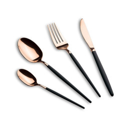 S�prava pr�borov 24 ks nerez mirror Black Rose Collection