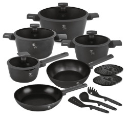 Sada riadu s tit�nov�m povrchom 15 ks Antracit Collection