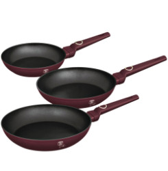 Sada panv�c s tit�nov�m povrchom 3 ks Leonardo Collection
