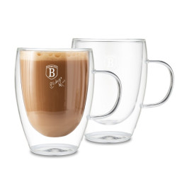 Sada ��lok na cappuccino z dvojit�ho skla 300 ml 2 ks