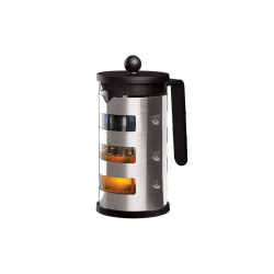 Kanvica na �aj a k�vu french press 1 l Black Silver Collection