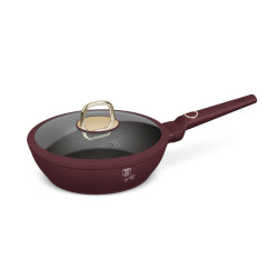 Panvica hlbok� s tit�nov�m povrchom a pokrievkou 24 cm Leonardo Collection