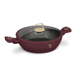 Kastr�l s tit�nov�m povrchom a pokrievkou 28 cm Leonardo Collection