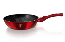 Wok s mramorov�m povrchom 28 cm Burgundy Metallic Line