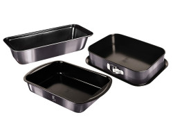 Plech a formy na pe�enie s tit�nov�m povrchom sada 3 ks Carbon PRO Line