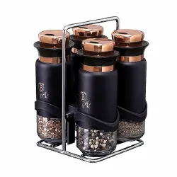 Koreni�ky v stojane sada 5 ks Black Rose Collection