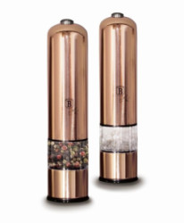 Elektrick� mlyn�ek na korenie a so� sada 2 ks Rosegold Metallic Line