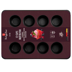 Forma na muffiny s nepri�nav�m povrchom 12 ks Burgundy