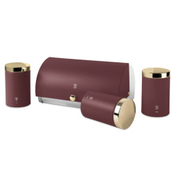 Krabica na chlieb a sada 4 n�dob na potraviny Leonardo Collection