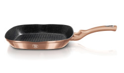 Panvica grilovacia s mramorov�m povrchom 28 cm Rosegold Metallic Line