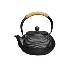 �ajov� liatinov� kanvica 1,2 l �ierna