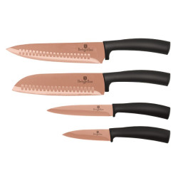 Sada no�ov s nepri�nav�m povrchom 4 ks Rosegold Metallic Line