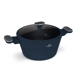 Kastr�l s tit�nov�m povrchom a pokrievkou 24 cm Deep Sea Collection