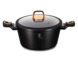 Kastr�l s pokrievkou s mramorov�m povrchom 20 cm Black Rose Collection