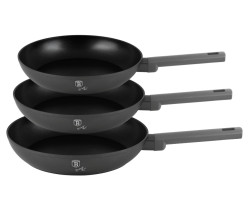 Sada panv�c s tit�nov�m povrchom 3 ks Antracit Collection