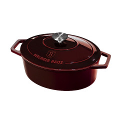 Pek�� liatinov� s pokrievkou 30 cm Burgundy Line