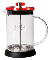 Kanvi�ka na �aj a k�vu French Press 800 ml Burgundy Metallic Line
