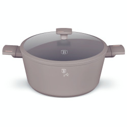 Kastr�l s tit�nov�m povrchom a pokrievkou 20 cm Taupe Collection