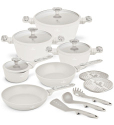 S�prava riadu s tit�nov�m povrchom 15 ks Sahara Marble Collection