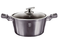 Kastr�l s pokrievkou s mramorov�m povrchom 20 cm Carbon PRO Line